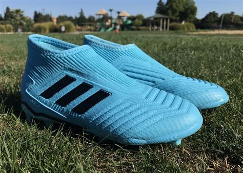 adidas laceless football shoes.